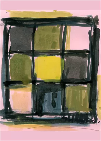 Susan Szikra, yellow center, Poetic mind, a journey through colors