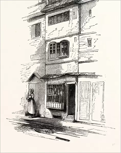House Booth Street, Spitaltields, London, England, engraving 19th century, Britain, UK