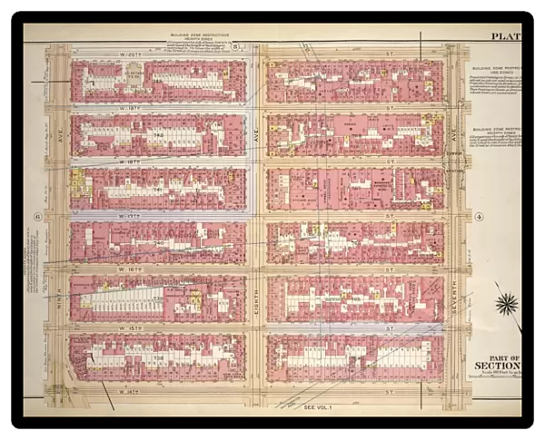 Plate 5, Part of Section 3: Bounded by W. 20th Street, Seventh Avenue, W. 14th Street