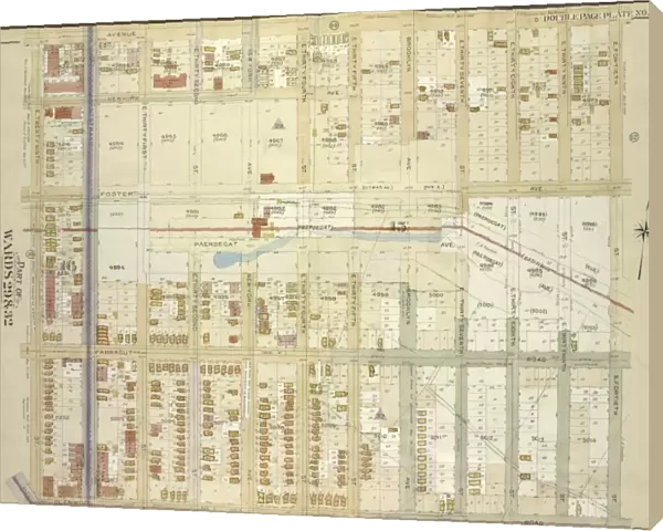 Brooklyn, Vol. 5, Double Page Plate No. 13;Part of Wards 29 & 32, Section 16;Map