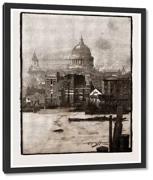 the Royal River: the Thames from Source to Sea : St. Pauls from the River