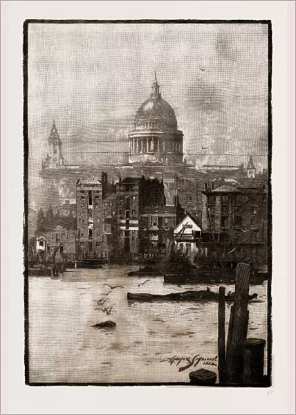 the Royal River: the Thames from Source to Sea : St. Pauls from the River