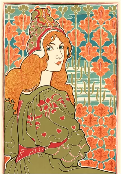 Louis John Rhead (American, 1857 - 1926). Jane, 1897. Color lithograph on wove paper