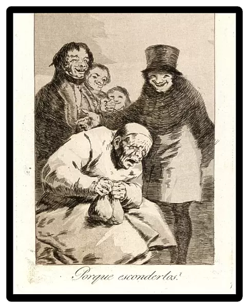 Francisco de Goya (Spanish, 1746-1828). Porque esconderlos? (Why hide them?), 1796-1797