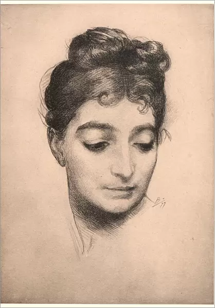 Felix Bracquemond (French, 1833 - 1914). Portrait, 1877