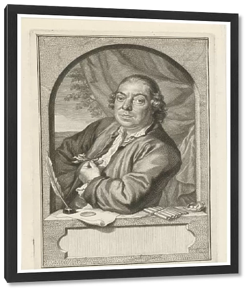 Portrait of John le Francq of Berkhey, Jacob Houbraken, Hendrik Pothoven, 1771