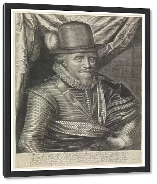 Portrait of Maurits, Prince of Orange, Crispijn van den Queborn, 1612 - 1642