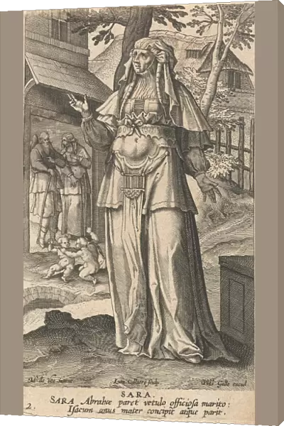 Sara, Jan Collaert (II), Philips Galle, Cornelis Kiliaan, 1588 - 1595