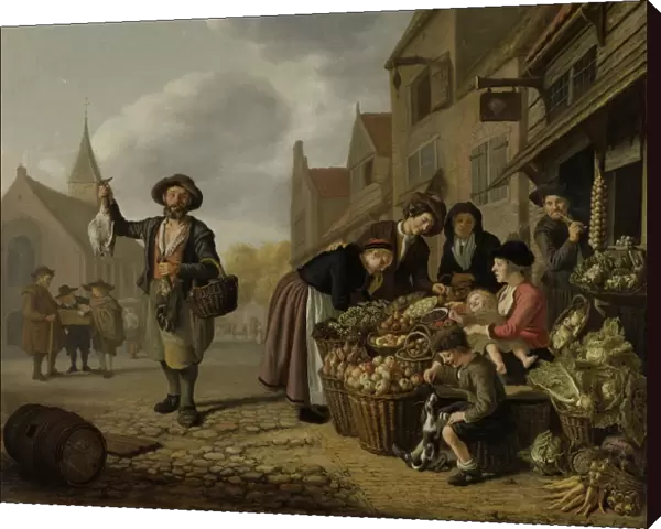 The Greengrocers Shop De Buyskool, Jan Victors, 1654