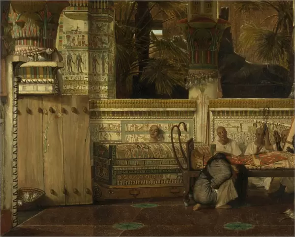 The Egyptian Widow, Lawrence Alma Tadema, 1872
