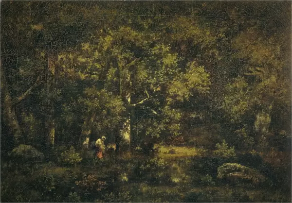The Forest of Fontainebleau France, Narcisse Virgile Diaz de la Pena, 1871