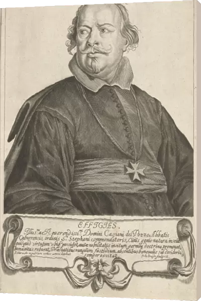 Portrait of Cassiano del Pozzo, Pieter de Brune, 1650-1667