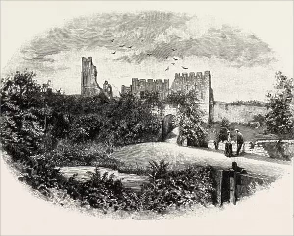 PRUDHOE CASTLE, is a ruined medieval English castle situated on the south bank of