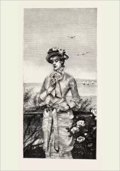 Summer Season, Fashion, Engraving 1882