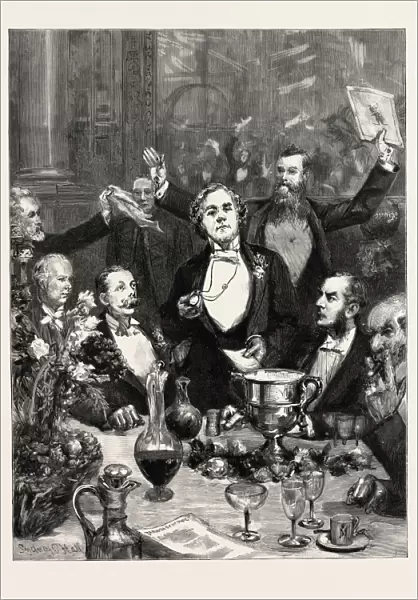 Farewell Banquet to Mr. J. L. Toole, at the Hotel Metropole, Previous to his Departure