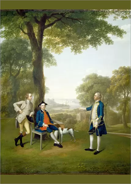 Arthur Devis (British, 1712 - 1787), Arthur Holdsworth Conversing with Thomas Taylor