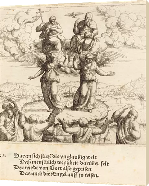 Augustin Hirschvogel (German, 1503 - 1553), The Transfiguration, 1548, etching