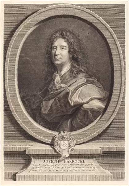 Johann Georg Wille after Hyacinthe Rigaud (German, 1715 - 1808), Joseph Parrocel