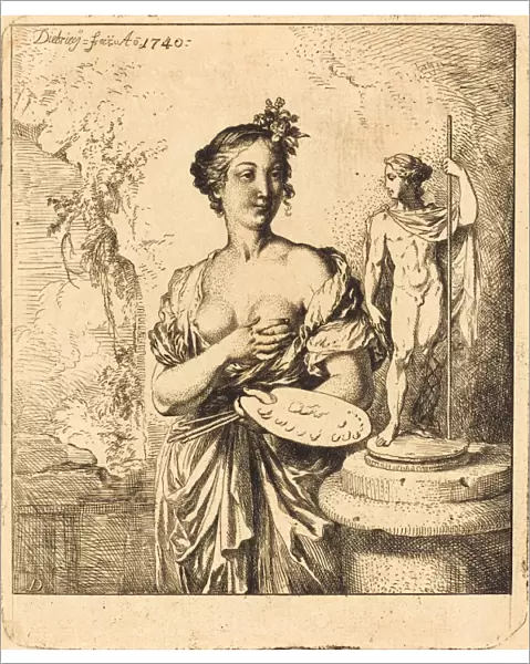 Christian Wilhelm Ernst Dietrich (German, 1712 - 1774), Painting, 1740, etching