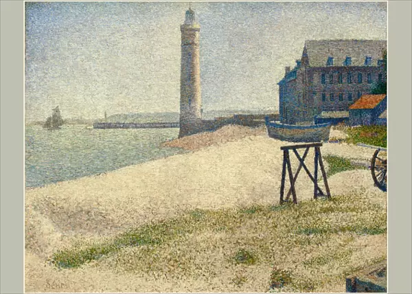 Georges Seurat, French (1859-1891), The Lighthouse at Honfleur, 1886, oil on canvas
