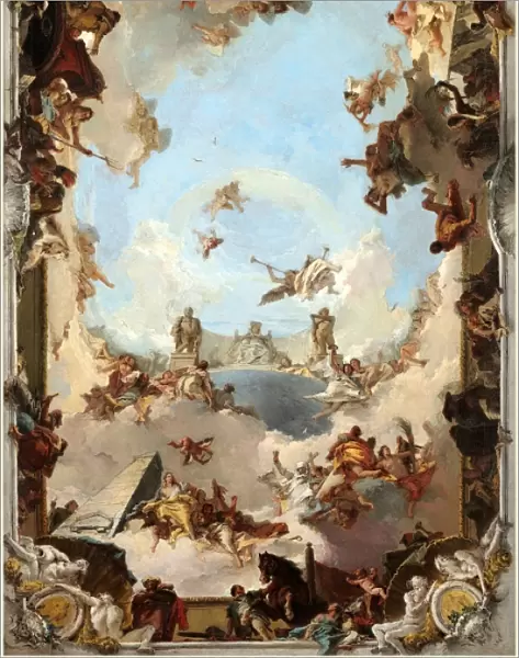 Giovanni Battista Tiepolo, Italian (1696-1770), Wealth and Benefits of the Spanish