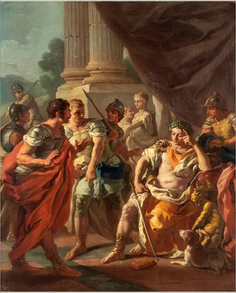 Francesco de Mura (Neapolitan, 1696-1782), Alexander Condemning False Praise, 1760s