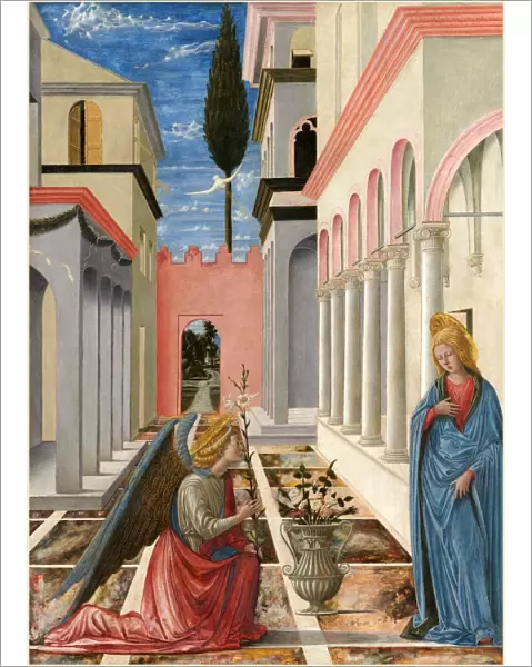 Fra Carnevale, Italian (active c. 1445-1484), The Annunciation, c