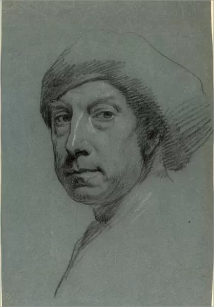 Jonathan Richardson, Sr. English, (1665-1745), Self-Portrait Wearing a Turban, 1728