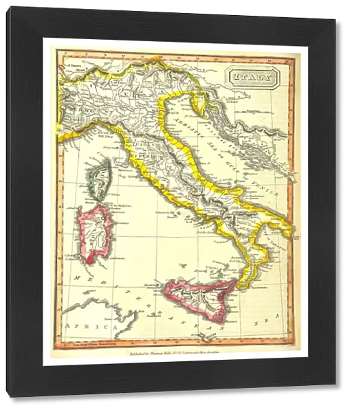 Map of Italy by Thomas Kelly