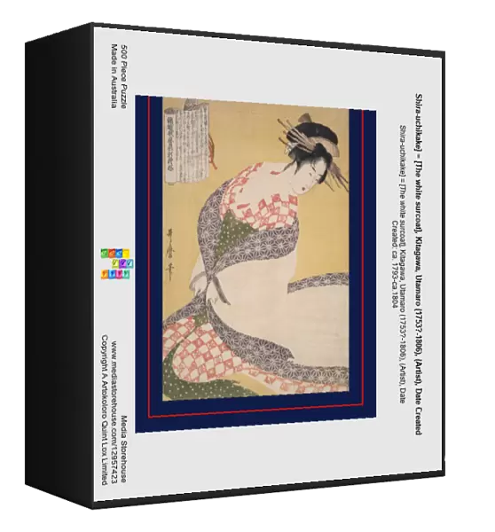 Shira-uchikake] = [The white surcoat], Kitagawa, Utamaro (1753?-1806), (Artist), Date Created