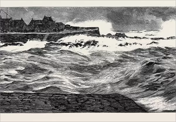 Pouring Oil on the Troubled Waters at Peterhead, March 1, 1882: Effect of the Oil