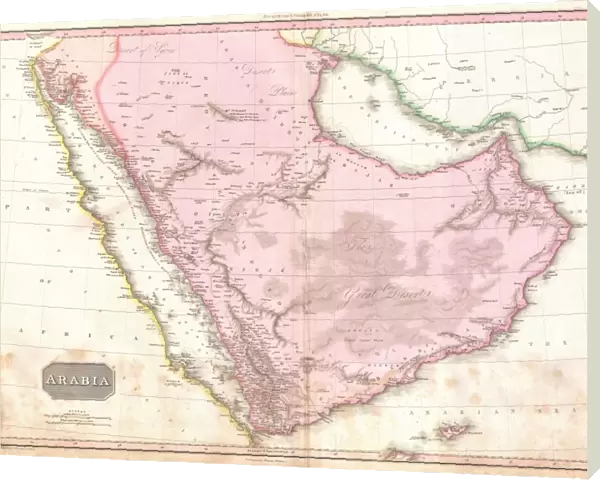1818, Pinkerton Map of Arabia and the Persian Gulf, John Pinkerton, 1758 - 1826