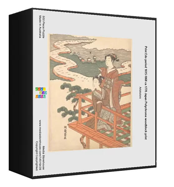 Print Edo period 1615-1868 ca 1770 Japan Polychrome woodblock print