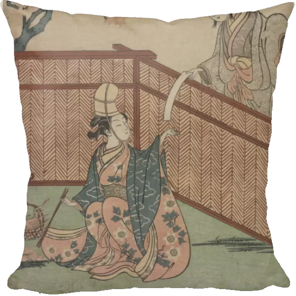 Warming Sake Maple Leaf Fire Edo period 1615-1868