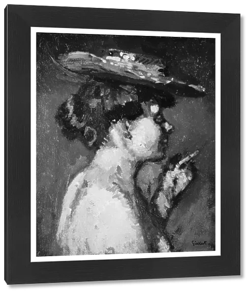 Cigarette Jeanne Daurmont 1906 Oil canvas 20 x 16