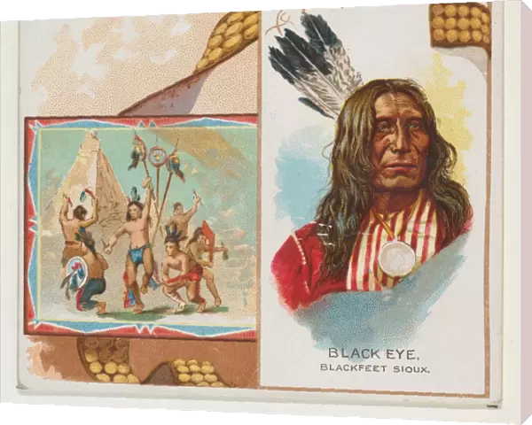 Black Eye Blackfeet Sioux American Indian Chiefs series
