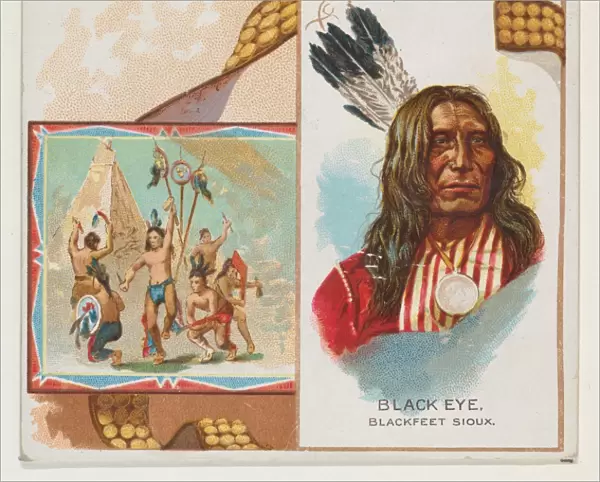 Black Eye Blackfeet Sioux American Indian Chiefs series
