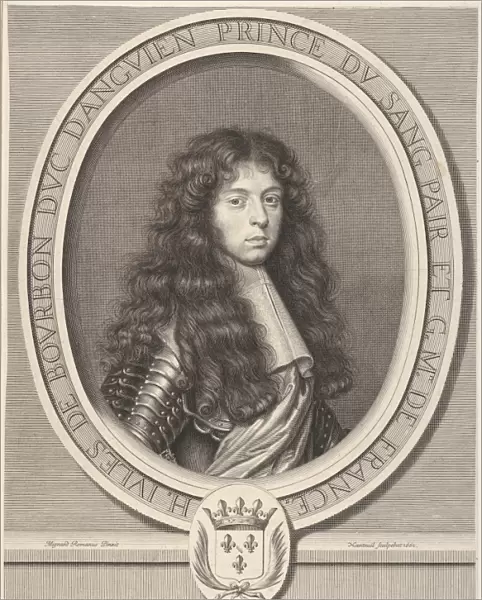 Henri-Jules de Bourdon duc d Enghien 1661 Engraving