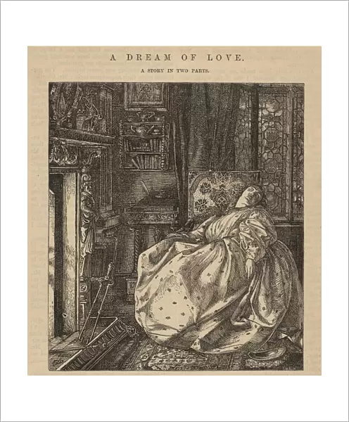 Drawings Prints, Print, Dream Love, Once Week, p. 393, Artist, Engraver, Sir, Edward
