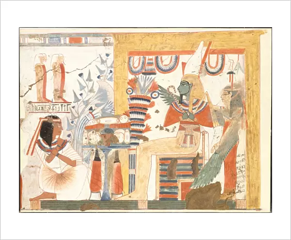 Userhat Kneeling Osiris Goddess West Tomb Userhat