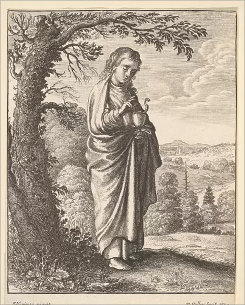 St John Evangelist 1650 Etching first state two