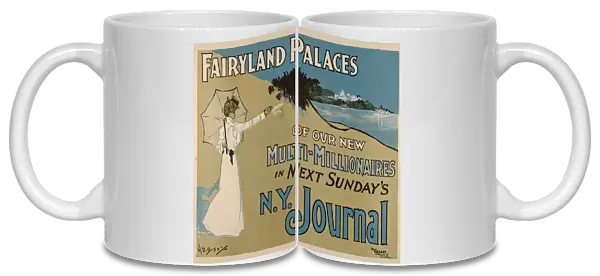 Drawings Prints, Print Poster, New York Journal, Fairland, Palaces, Our, New, Multi-Millionaires
