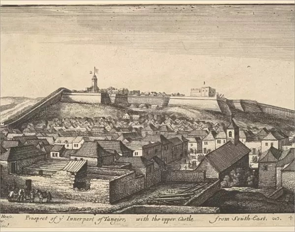 Prospect inner part Tangier ca 1670 Etching second state