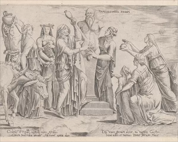 Speculum Romanae Magnificentiae Eight Women Sacrificing
