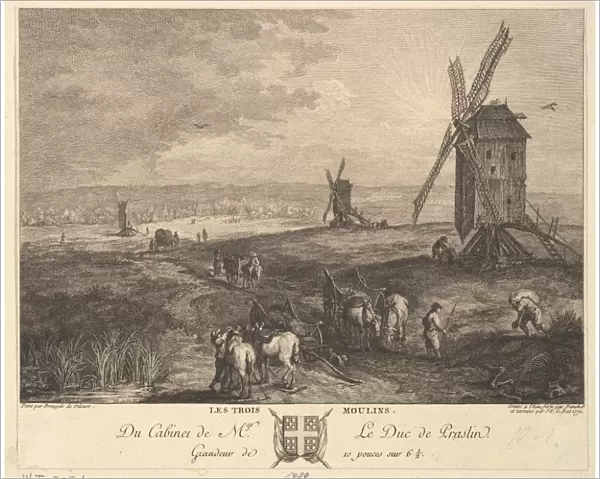 Three Windmills Les Trois Moulins painting collection