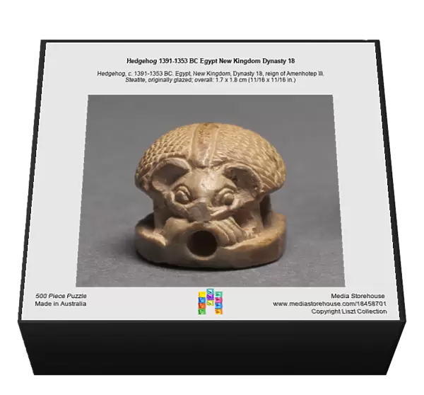 Hedgehog 1391-1353 BC Egypt New Kingdom Dynasty 18