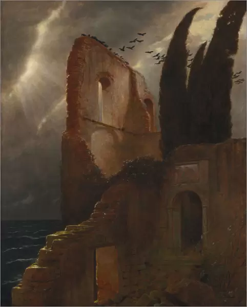 Ruin Sea 1881 Arnold Bocklin Swiss 1827-1901