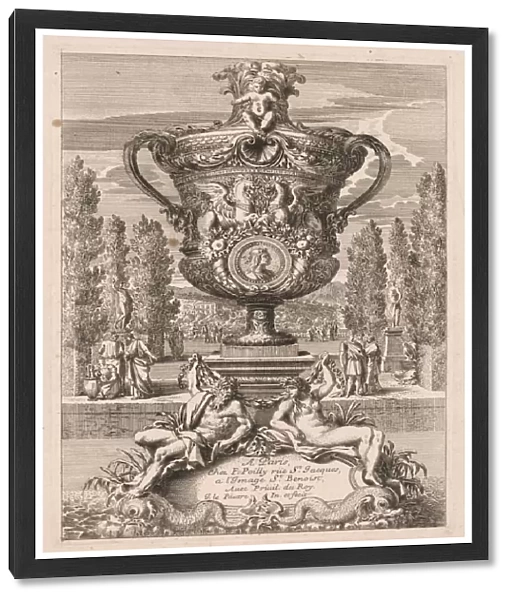 Decorative Urn 1600s Jean Le Pautre French 1618-1682
