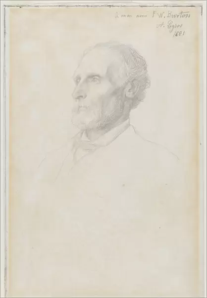 Portrait Sir Frederick W Burton Director National Gallery
