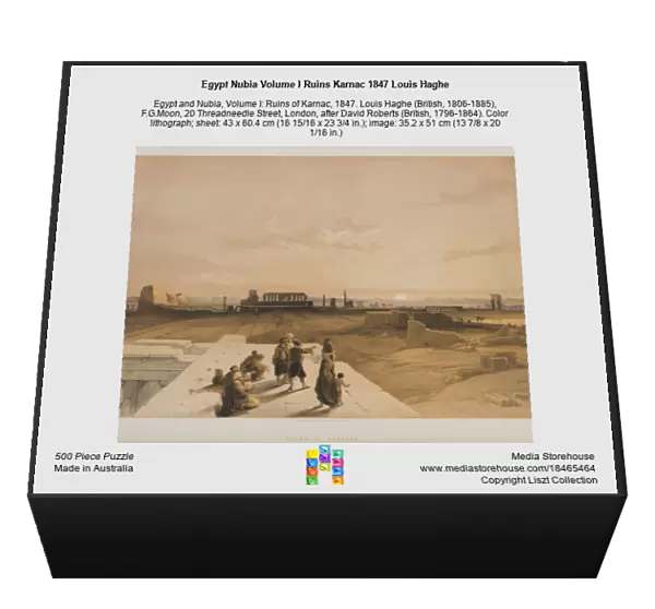 Egypt Nubia Volume I Ruins Karnac 1847 Louis Haghe